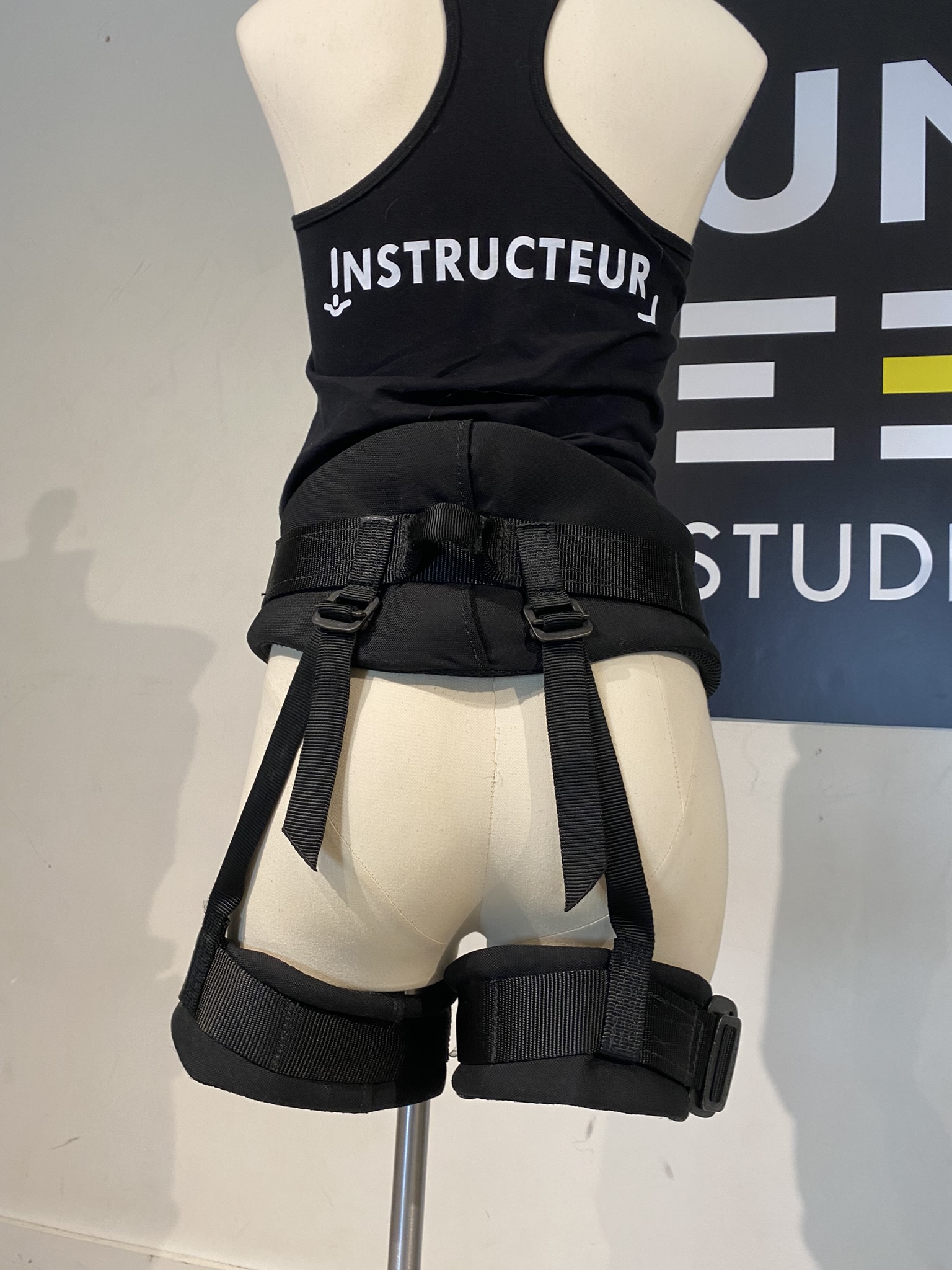 Harnais à jambières Bungee Fitness de dos